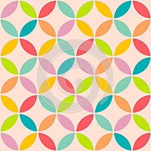 Abstract geometric background with different geometric shapes - triangles, circles, dots, lines