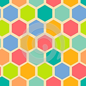 Abstract geometric background with different geometric shapes - triangles, circles, dots, lines