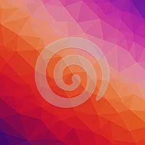 Abstract geometric background featuring a low-poly design. Triangular facets form a