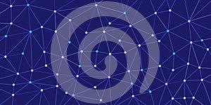 Abstract geometric background: network of connected dots