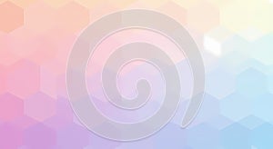 Abstract Geometric Background with Pastel Hues