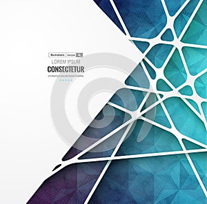 Abstract geometric background with polygons. Info graphics composition with geometric shapes.