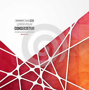 Abstract geometric background with polygons. Info graphics composition with geometric shapes.