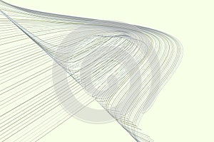 Abstract geometric background with shape of line & curve pattern. Canvas, vector, web & design.