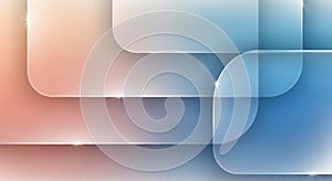 Abstract Geometric Background with Soft Gradients