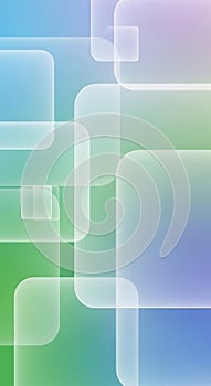 Modern Abstract Gradient Background with Translucent Shapes