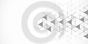 Abstract geometric background with triangle shape pattern