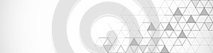 Abstract geometric background with triangle shape pattern