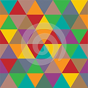 abstract geometric background triangles of different bright colors. EPS10 vector