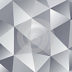 Abstract geometric background with triangular patterns in shades of gray