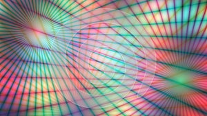 Abstract geometric background with unusual rays. Vector