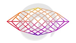 Abstract Geometric Basket Weave Pattern Vector, vector design Generative AI