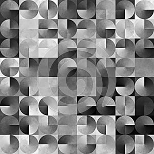 Abstract geometric black and white background