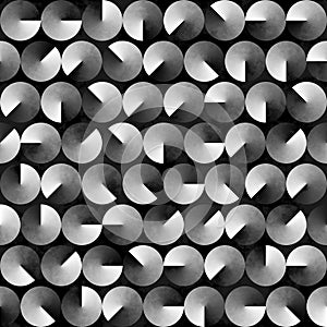 Abstract geometric black and white background