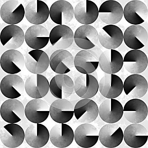 Abstract geometric black and white background