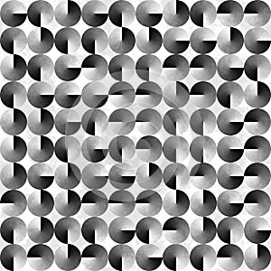 Abstract geometric black and white background