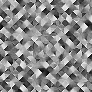 Abstract geometric black and white background