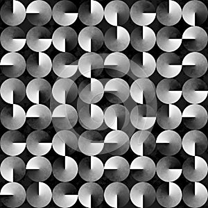 Abstract geometric black and white background