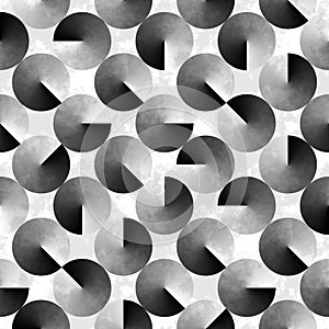 Abstract geometric black and white background