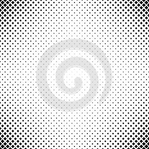 Abstract geometric black and white rounded square pattern background - vector illustration with diagonal squares