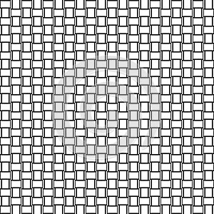 Abstract geometric black and white seamless pattern for web page, textures, card, poster, fabric, textile. Monochrome
