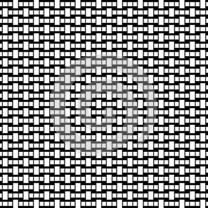 Abstract geometric black and white seamless pattern for web page, textures, card, poster, fabric, textile. Monochrome graphic