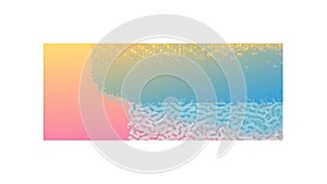 Abstract Geometric Block Gradient Vibrant Vector, vector design Generative AI