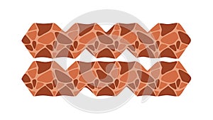 Abstract Geometric Block Repeating Pattern Texture Vector, vector design Generative AI