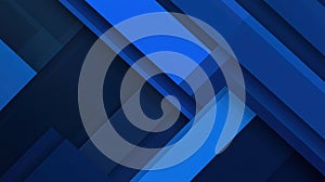 Abstract Blue Geometric Background