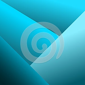 Abstract geometric blue background. Vector