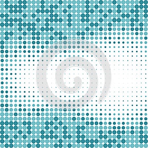 Abstract geometric blue dot background