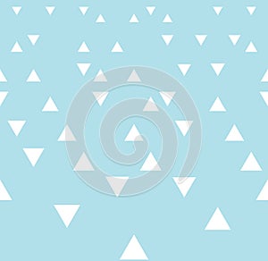 Abstract geometric blue graphic design triangles 3d perspective pattern
