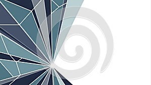 Abstract Geometric Blue and White Background Design