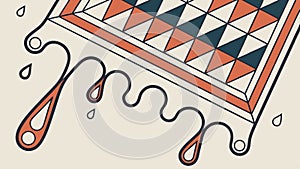 Abstract Geometric Border Design, vector design Generative AI