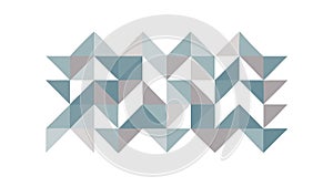 Abstract Geometric Border: Modern Textured Design Element, vector design Generative AI