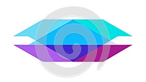 Abstract Geometric Bridge Structure, Architectural Design. vector design Generative AI