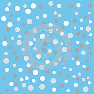 Abstract geometric circles background, vector illustration