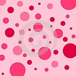 Abstract geometric circles background, vector illustration
