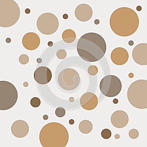 Abstract geometric circles background, vector illustration