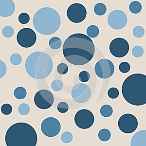 Abstract geometric circles background, vector illustration