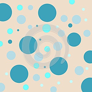 Abstract geometric circles background, vector illustration