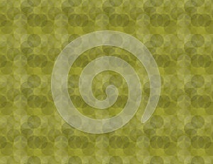 Abstract geometric circles yellow background. Simple template with crossing rounds