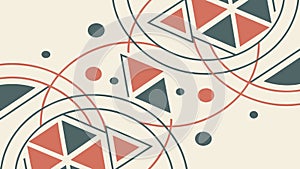 Abstract geometric and circular patterns, dynamic design, vector design Generative AI