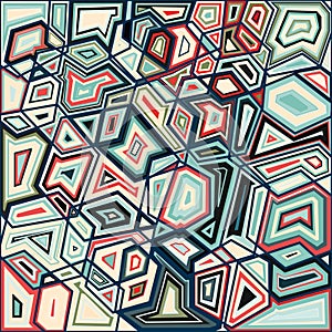 Abstract geometric colored background