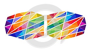 Abstract Geometric Colorful Tessellation, Modern Pattern Design, vector design Generative AI