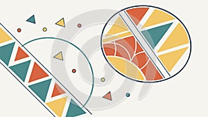 Abstract Geometric Compass Star: Direction & Exploration, vector design Generative AI