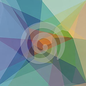 Suggests depth and dynamism with a harmonious blend creating a