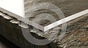 Abstract Geometric Composition on Stone