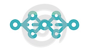 Abstract Geometric Connection, Network and Pathways Vector, vector design Generative AI