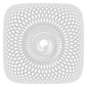 Abstract geometric convex pattern. Latticed texture